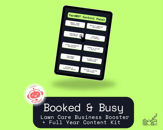 Lawn care business booster lead generator